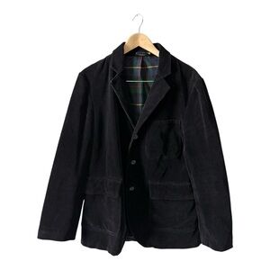 Ralph Lauren Rugby Corduroy Blazer Medium Black Sport Coat